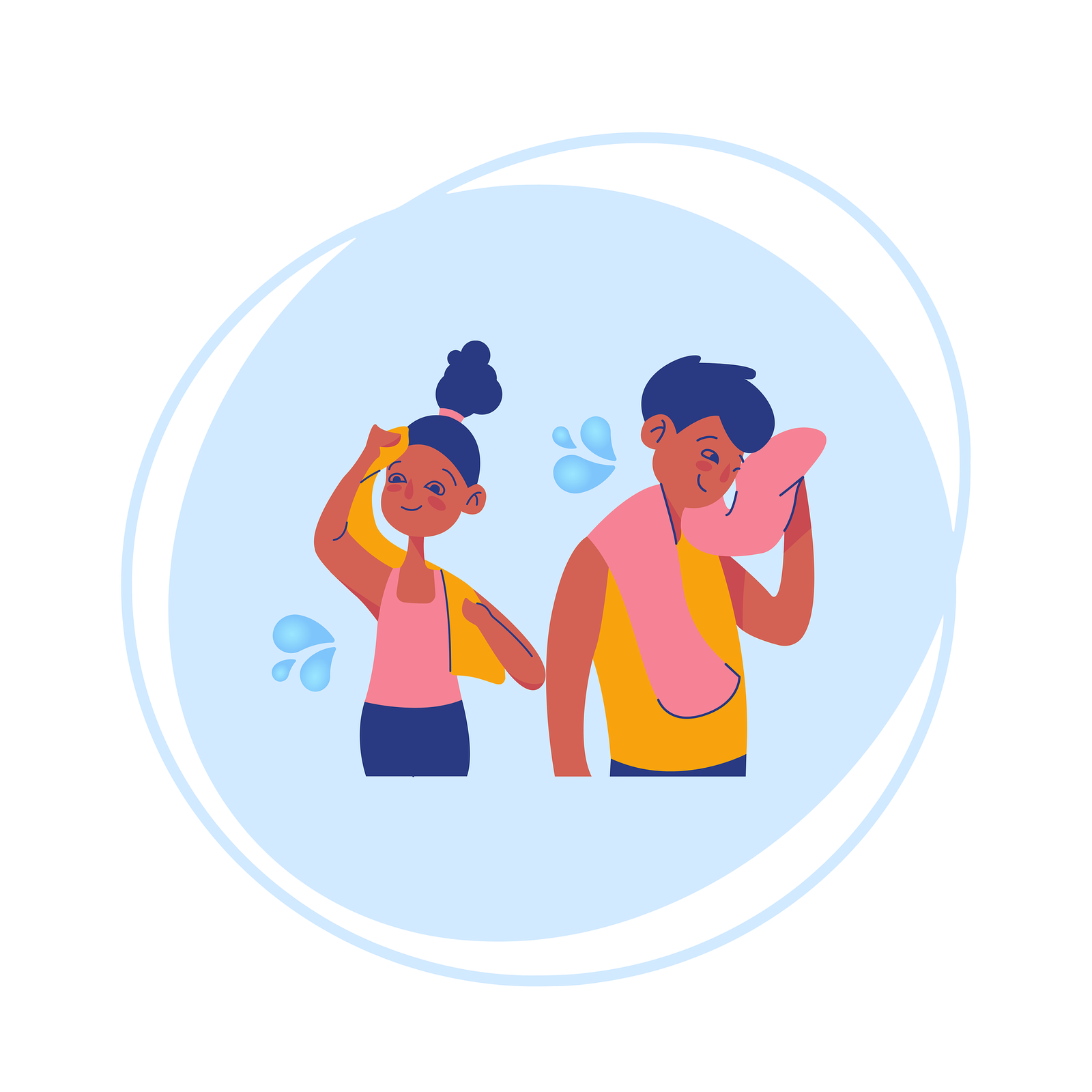袪邪三法中的发汗法，其主要是通过人体自行发汗来治疗疾病。（pixabay）